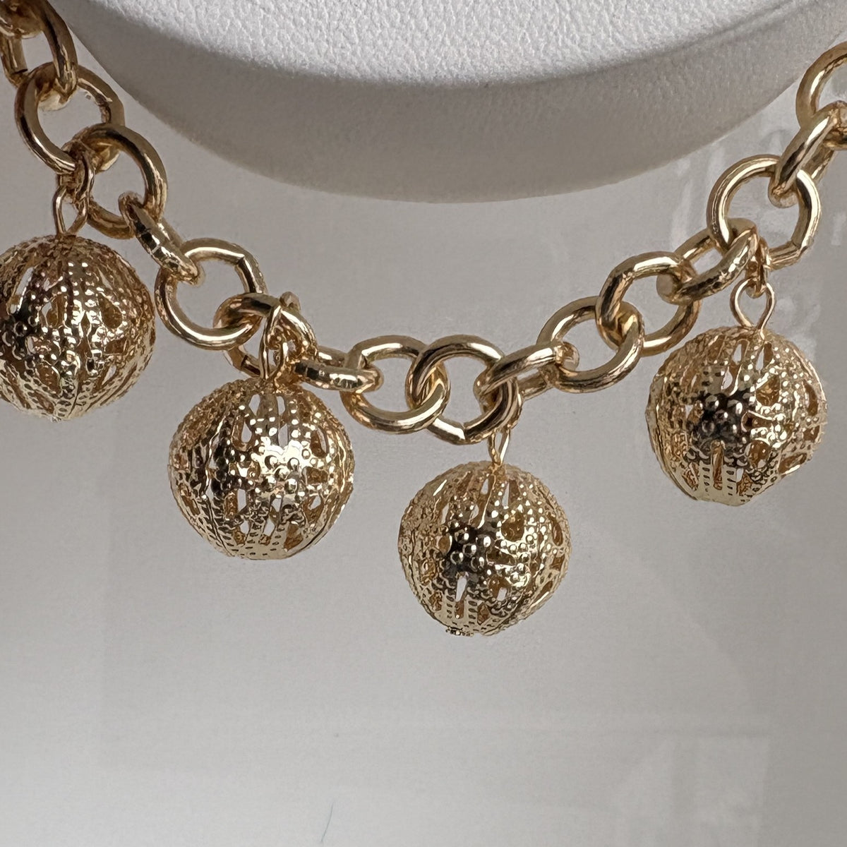 Filigree Ball Bracelet