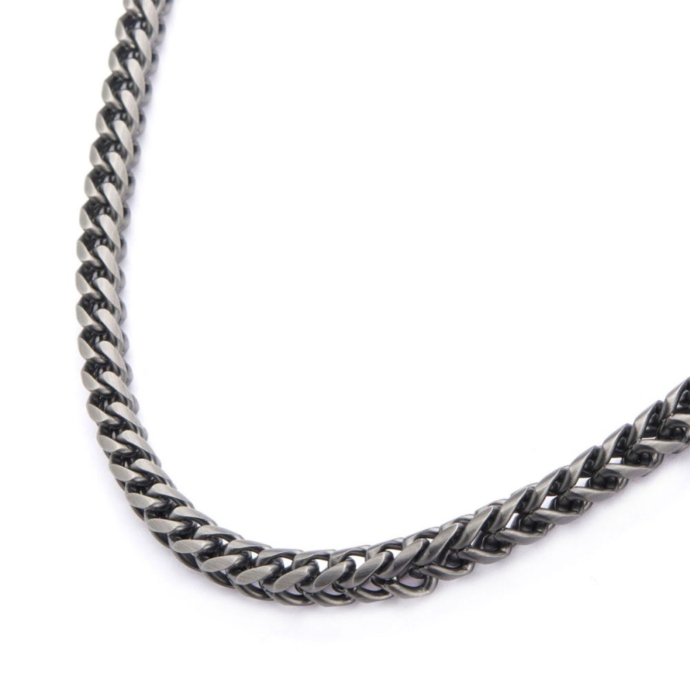Gun Metal Foxtail Chain