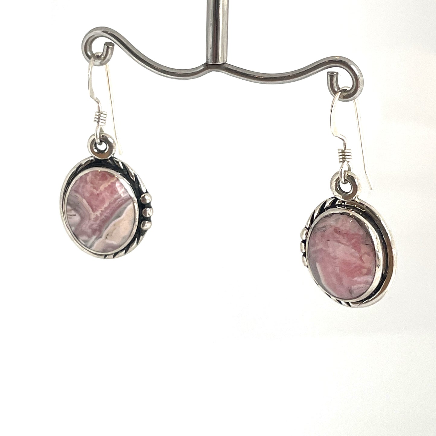 RHODOCHROSITE EARRING