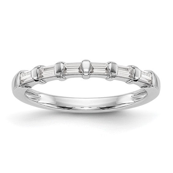 Bagguette Wedding Band