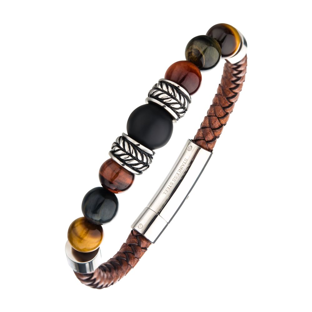 Tigers Eye & Black Onyx Bracelet