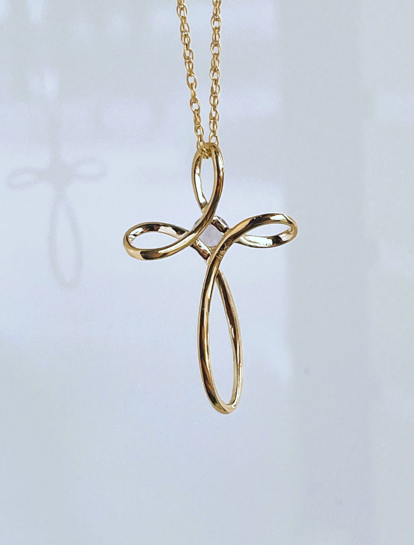 Amethyst Cross Pendant