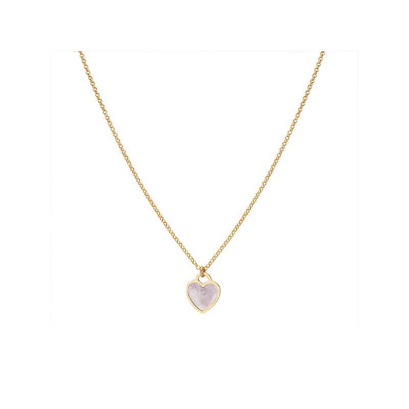 Mother of Pearl Heart Necklace