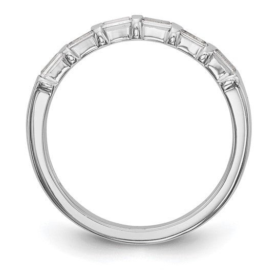 Bagguette Wedding Band