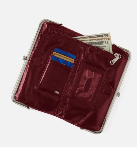 HOBO Red Clutch Wallet