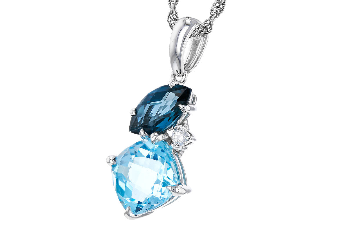 Blue Topaz Necklace