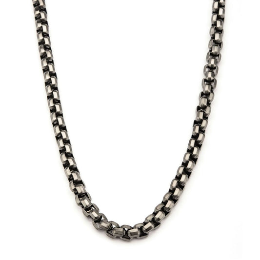 Steel Gun Metal Mens Chain