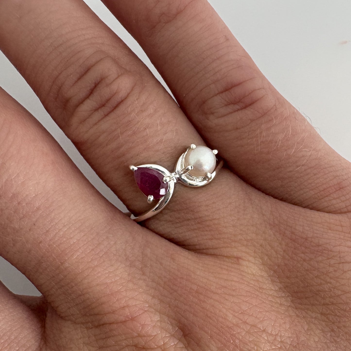 Ruby & Pearl Ring