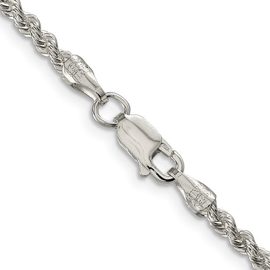 Sterling Silver Rope Chain (2..5MM)