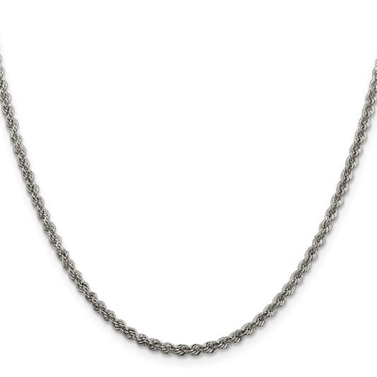 Sterling Silver Rope Chain (2..5MM)
