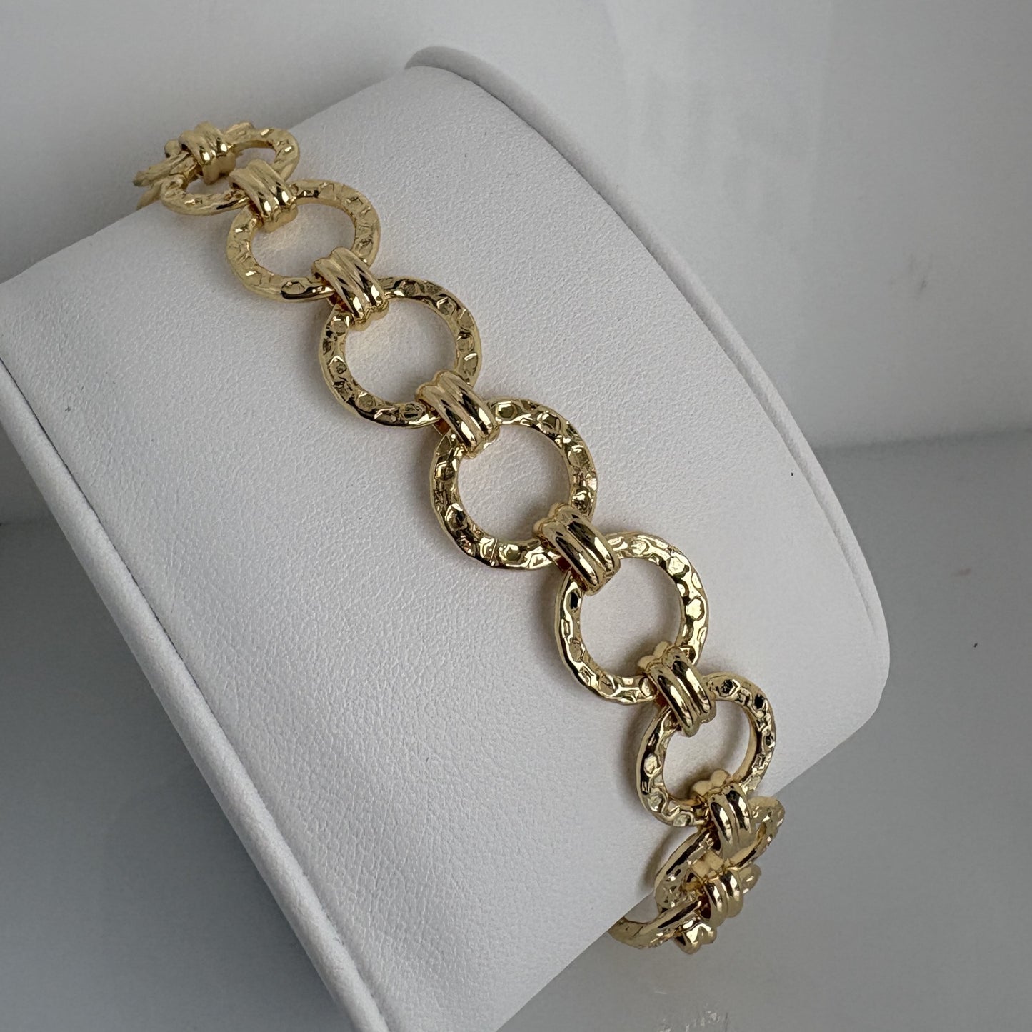 Textured Link Bracelet