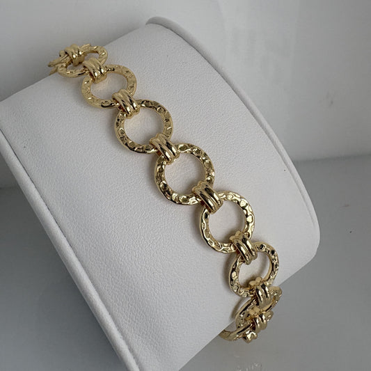 Textured Link Bracelet