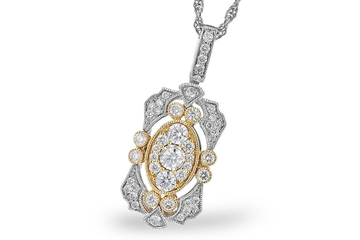 FRAME STYLE DIAMOND NECKLACE