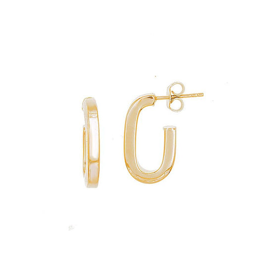 Italian paper clip hollow hoops