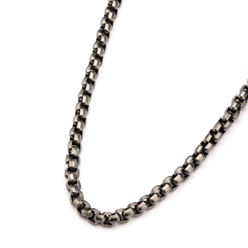 Steel Gun Metal Mens Chain