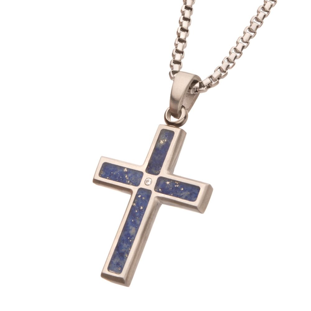 Blue Lapis Cross