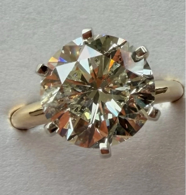 6 CTW Solitaire Diamond Ring