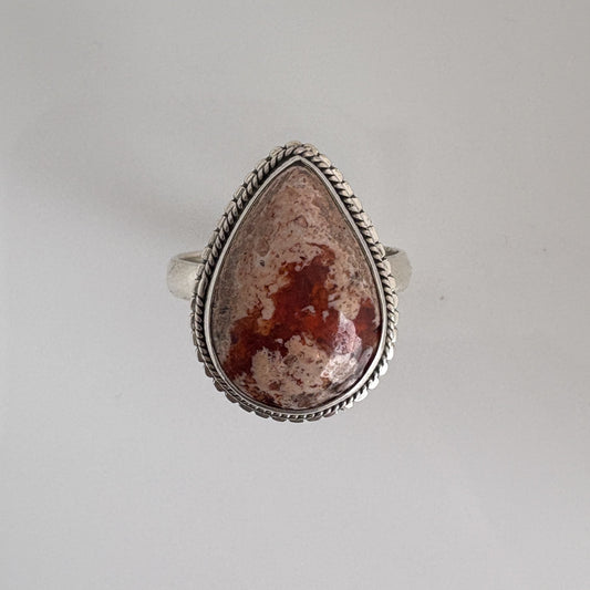 Mexican Fire Opal Ring