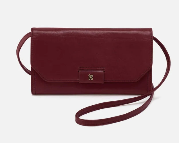 HOBO Red Wallet Crossbody