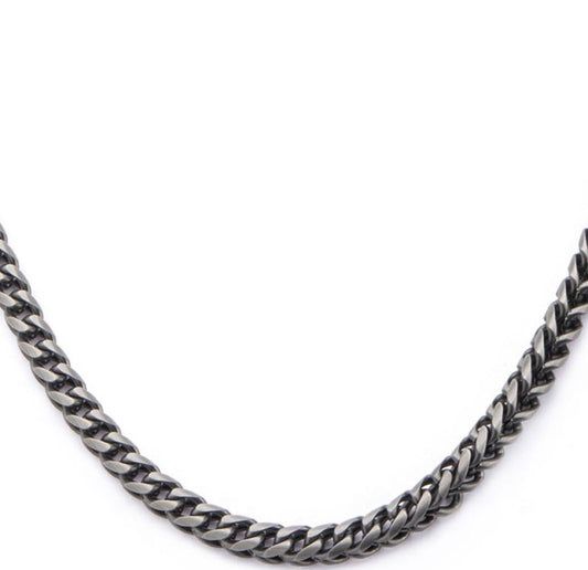 Gun Metal Foxtail Chain