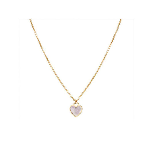 Mother of Pearl Heart Necklace