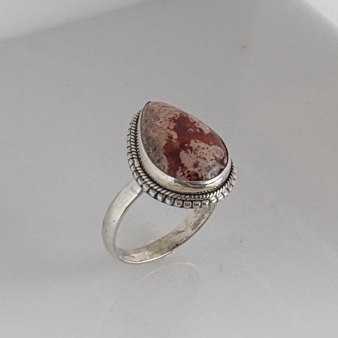 Mexican Fire Opal Ring