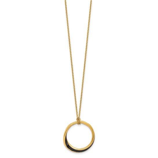 Abstract Circle Necklace