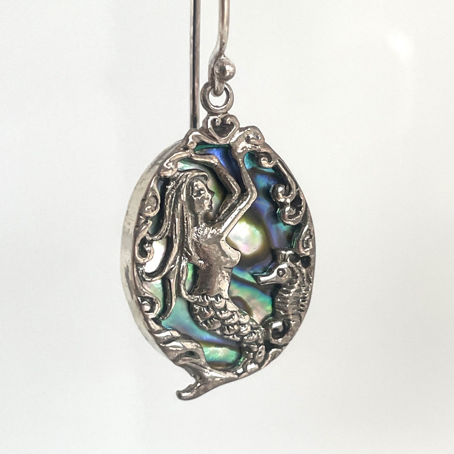 Abalone Mermaid Earrings