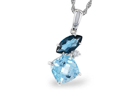 Blue Topaz Necklace
