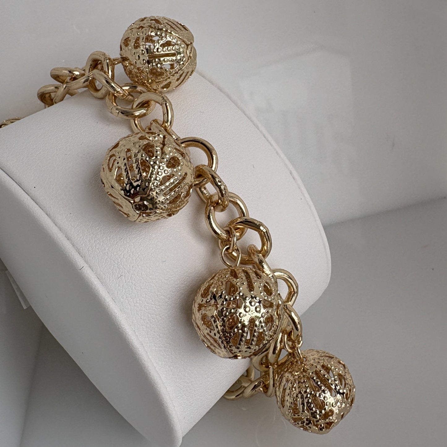 Filigree Ball Bracelet