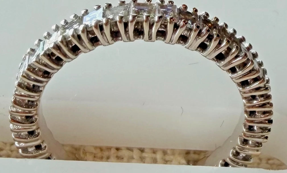 Eternity Ring Princess Cut